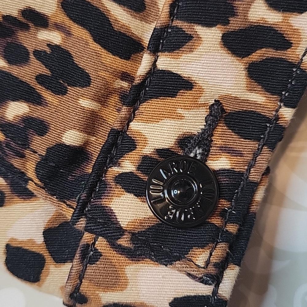 Leopard Print Button Down Jacket - image 3